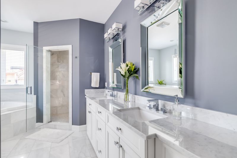 Bathroom Renovation with Marble Accents